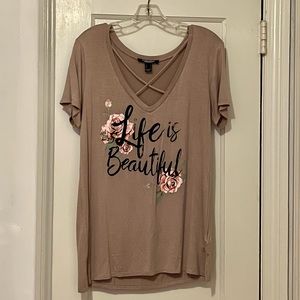 Streetwear Society Life Is Beautiful Took Size Large